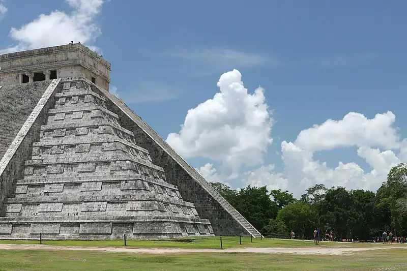 Paisaje de la zona de Chichen Itza