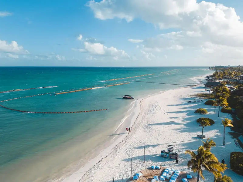 View of the Playa del Carmen area