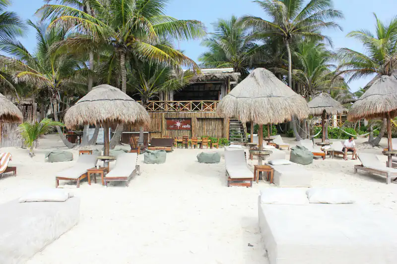 Paisaje de la zona de Tulum Hotel Zone
