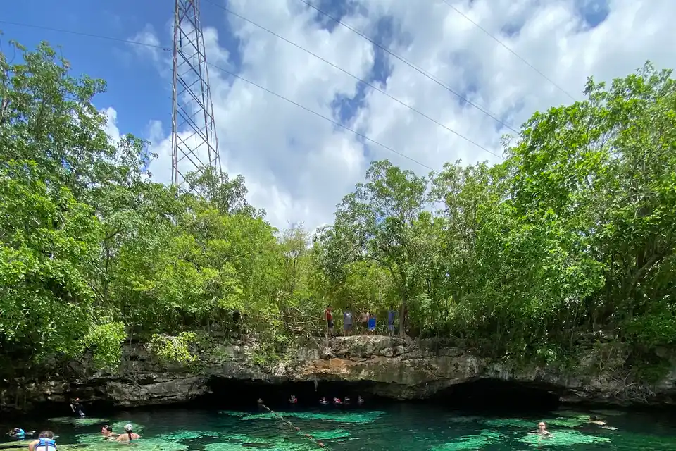 Cenote Cristalino en Puerto Aventuras