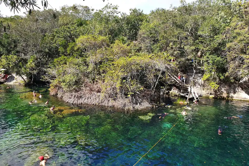Cenote Jardin del Eden in Puerto Aventuras